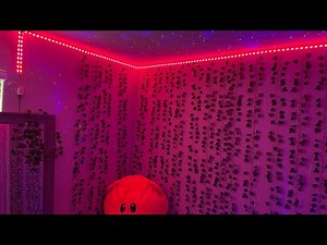 Watch me put my Faux vines/ivy leaves on my room wall