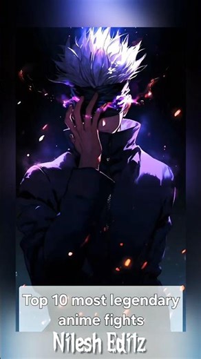 Top 10 best fight in anime #treanding #anime