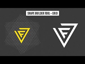 Shape Builder Tool + Grid | Make Logo in Affinity Designer v2