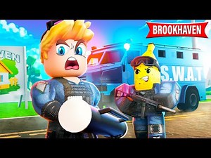ich TROLLE als SWAT EINHEIT in BROOKHAVEN! (Roblox Brookhaven 🏡RP | Story Deutsch)
