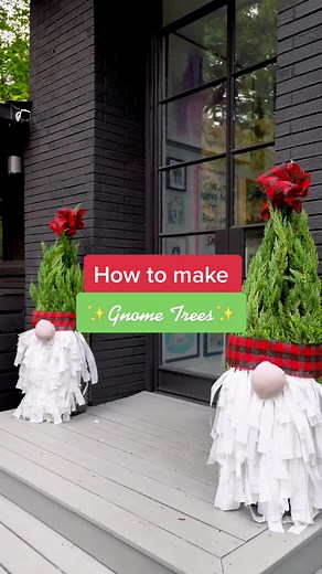 Christmas Magic: DIY Gnome Trees Tutorial