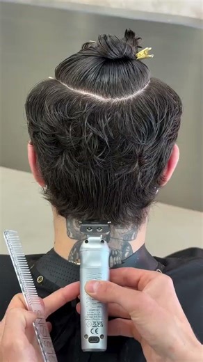 Medium Backflow Fade Tutorial with Precision Clippers #fade #barber #clipper