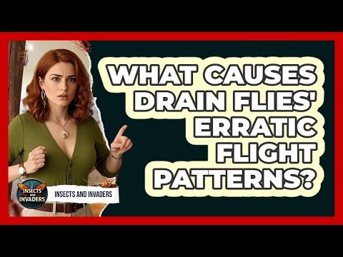 What Causes Drain Flies' Erratic Flight Patterns? - Insects and Invaders