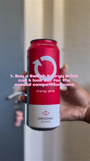 Ambesiwe Ngxata on Instagram: "COMPETITION TIME ‼️ You can win Airtime, Cash, or even an Omoda C7 by just purchasing a Switch Energy Drink 🤭 Here’s how to enter the Switch Energy Drink competition: 1.Grab a can of Switch Energy Drink. 2. Look under the tab for your unique code. 3.Dial * 120 * 440# and enter the code from under the tab, then press call. That’s it! Every code you redeem counts as one entry. The more codes you enter, the better the prize tier you unlock! Let’s go besties !!🎉❤️ #s