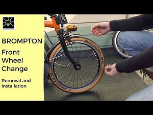 Brompton front wheel removal and installation