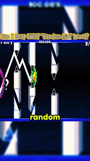 Can I beat every “random mix” level? #geometrydash #geometrydashlevel #geometrydashchallenge #geomtrydashdemon #geomtrydashgames