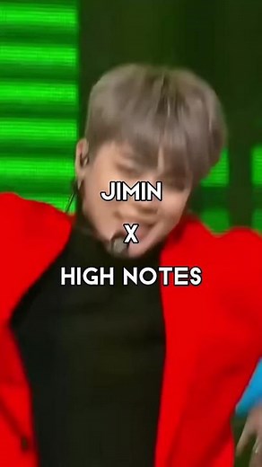 Jimin BTS High Note Compilation
