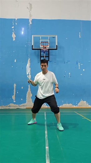 第五十三集l羽毛球基本技术之开合跳#羽毛球基本功训练 #羽毛球 #羽毛球教学
