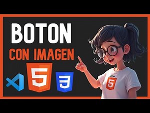 🧡 Como HACER un BOTON con IMAGEN en HTML y CSS