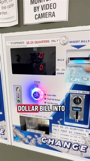 Garden City Coin Laundry Change Machine Instructions