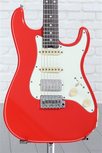 Schecter USA Traditional Wembley HSS Electric Guitar - Fiesta Red