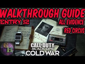 CALL OF DUTY BLACK OPS : COLD WAR - ALL EVIDENCE LOCATIONS / RED CIRCUS