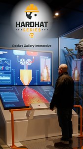 Hard Hat Series #25: New Interactives in the Rocket Gallery We've got a new interactive display in our Rocket Gallery that's about how rockets work. Select which rocket you want to launch, use the wheel to fuel it up, and brace yourself for blast off! Welcome to the Cosmosphere's Hard Hat Series! In this series, we will show you what's going on in the construction areas while parts of our Hall of Space Museum are under renovation and give you an idea of what exciting things are to come, showcase