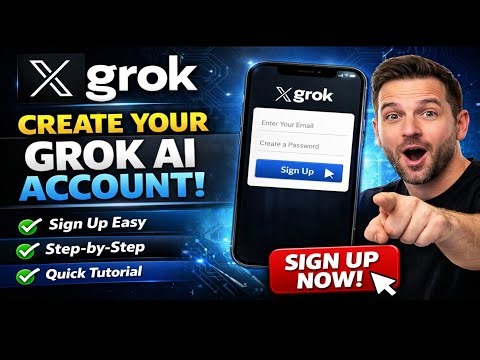 How to Create a Grok AI Account (Step-by-Step Guide) | Sign Up for Grok AI Easily