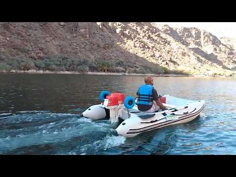 Bris Inflatable Boat Catamaran. If it had wings it would FLY LOL!