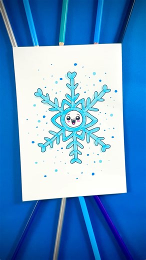 Let’s Draw a Snowflake #snow #snowflakes #christmasdrawing