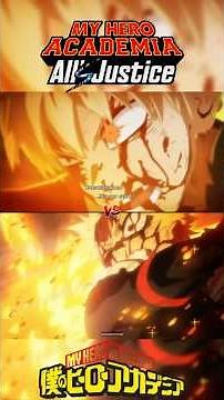 Bakugo VS All For One - My Hero All’s Justice VS Anime Comparison