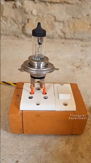 What Happened When We Connected an H4 Halogen Bulb to 220V?