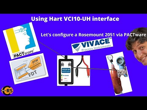 HART - Configure a HART instrument via PACTware using interface HART VCI10-UH