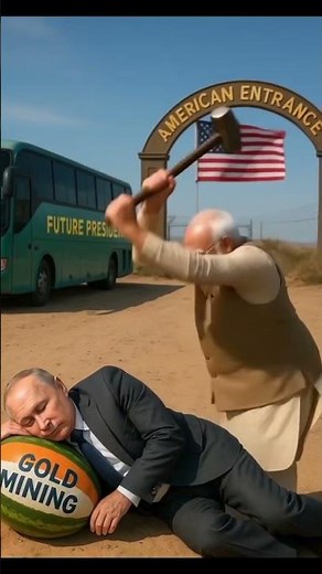 Putin slept in desert. Modi naughty with Putin Funny meme 🤣#satire #shortsfeed #funny