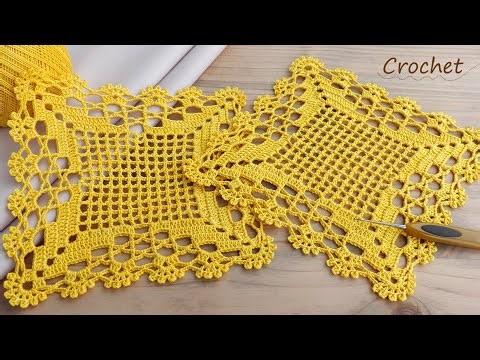 ✨ Роскошный ажурный мотив крючком | Нежная геометрия ✨Elegant Crochet Lace Square | Openwork Motif