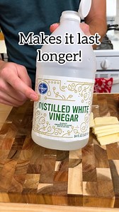 205K views · 618 reactions | Secret Genius Kitchen Hack! Wrap cheese in a paper towel dampened with vinegar to prevent mold from growing! #cheese #mealprep #freshfood #cooking #grocery | Jeff & Lauren | Facebook