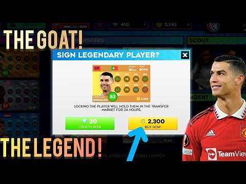 DLS24 || BUY Ronaldo in dream league Soccer 24 || the legend player||