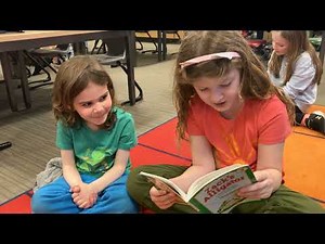 Reading Buddies at Roosevelt Elementary School