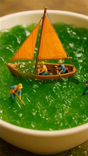 TESTING A BOAT MADE OF ONLY 40,000 JELL-O SHOTS! #youtubeshorts #shortsfeed #creativeshorts #shorts