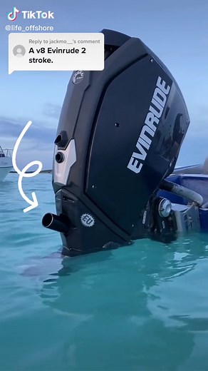 Custom Exhaust on Evinrude Outboard | Boating Innovation