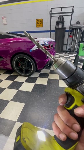 I Drilled Into A 2025 C8 Corvette