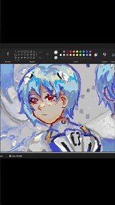drawing ayanami rei in ms paint.mp4