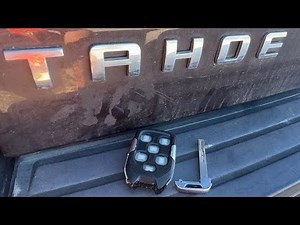 Chevy Tahoe 2015- New Prox Key and Troubleshooting Remote Start