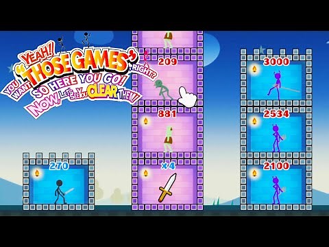 "THOSE GAMES" Number Tower All Stages