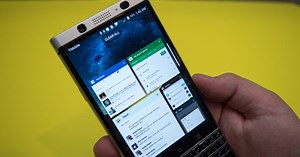 How to change the BlackBerry Keyone's recent apps screen layout