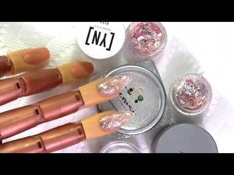 Eric's White Silver & Pink | Hard Gel Designs | Nail Culture Official