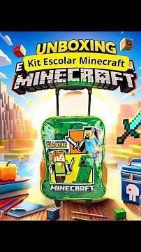 Review: Mochila de Rodinha Minecraft & Lancheira Sestini 066169-00 - Perfeita para Fãs do Jogo!