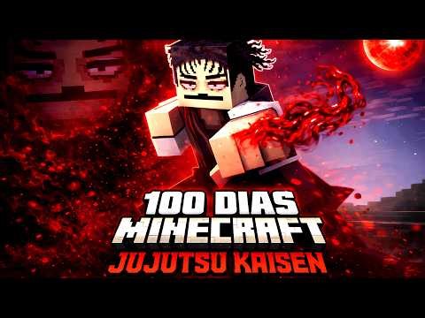 SOBREVIVI 100 DIAS COMO CHOSO NO MINECRAFT JUJUTSU CRAFT!