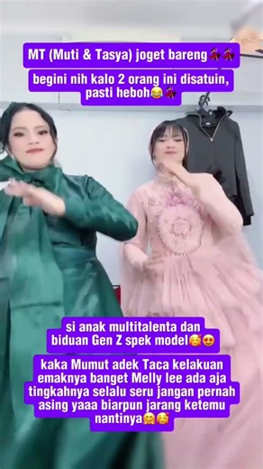 Mutia sama Tasya kalo disatuin pasti heboh😂💃🏻#tasyada7 #mellylee #artist #shortvideo