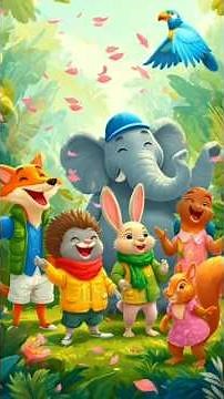 Fox and Hedgehog’s Tickle Fight। Hindi Kids Cartoon #shorts