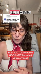 Brenna Perez on Instagram: "ELI5: SCOTUS Injunction decision potential good news (APA carve out). #news #explained #supremecourt #law #fyp"