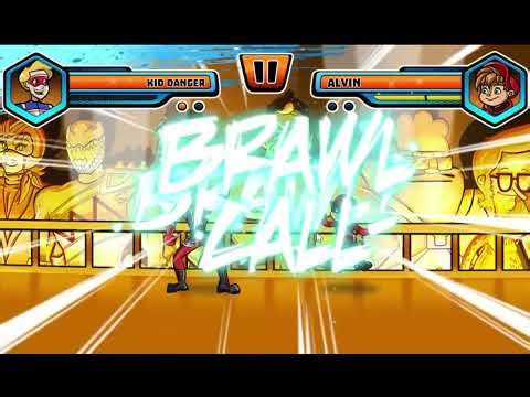 Super Brawl World: Kid Danger vs Alvin (Free Play Mode)