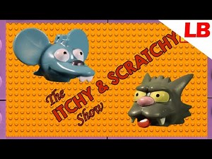 LEGO SIMPSONS: ITCHY & SCRATCHY 'ESOPHAGUS NOW' A STOP MOTION ANIMATION