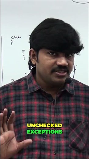 Java Exceptions: Checked vs Unchecked Explained Clearly #shorts