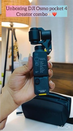DJI Osmo Pocket 4 Creator Combo Unboxing | Everything Inside the Box!