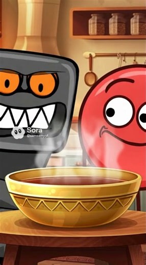 Red Ball 4 eats Gulab jamun #redball4 #food