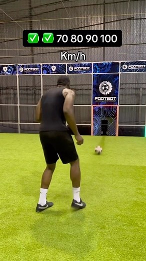 FOOTBOT on Instagram: "Unleashing Lightning Reflexes: Mastering Footbot’s High-Speed First Touch Challenge! #footbot #touch #control"