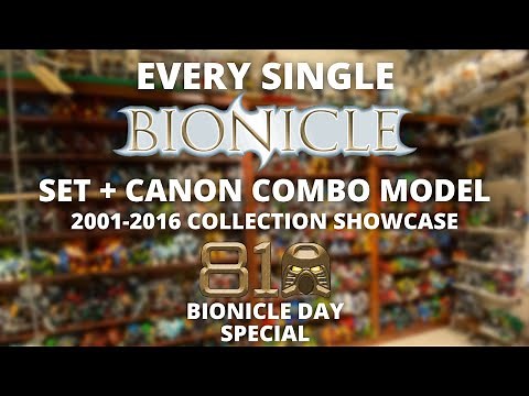 100% Complete Bionicle Set + Canon Combiner Model Collection Showcase! 810nicle Day Special 2021