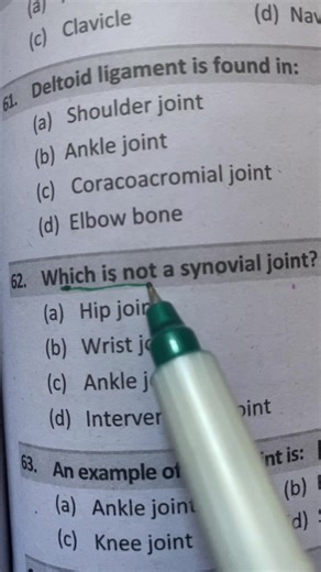 Identifying Non-Synovial Joints in Anatomy