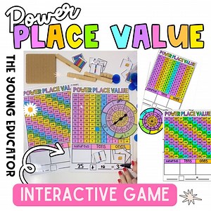 Power Place Value Game - Etsy
